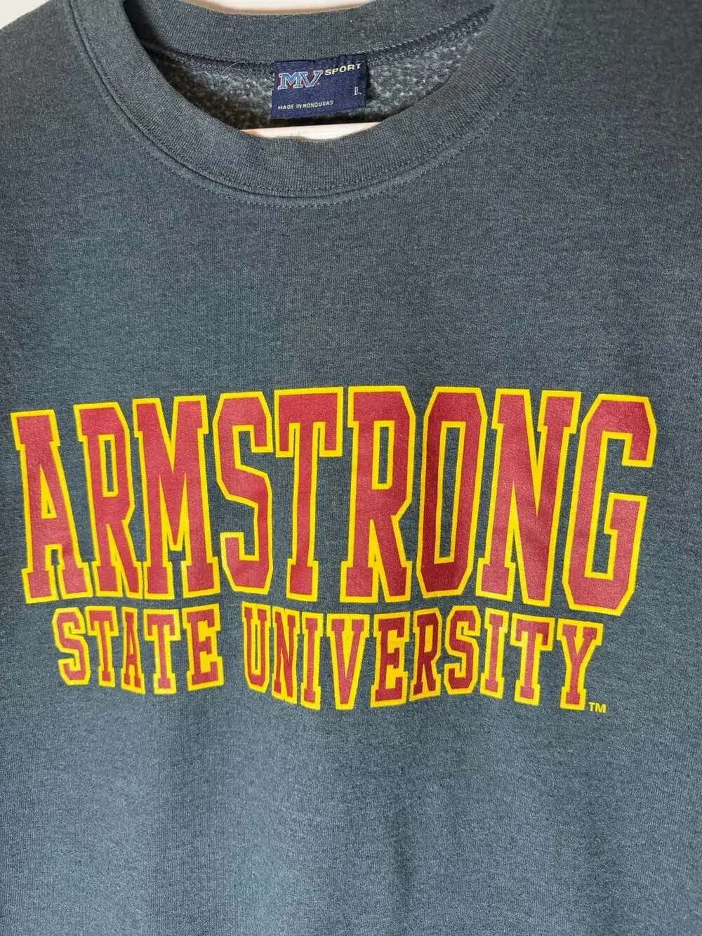 Vintage MV Sport Armstrong State University Crewneck Sweatshirt 2000s/Y2K Style
